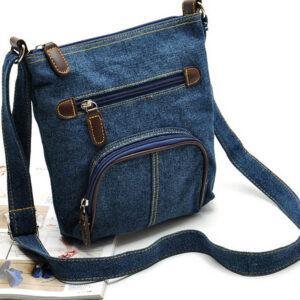 Fashion Denim Jean Tote Shoulder Crossbody Women Messenger Bag 1
