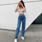 Hip Butterfly Print Harajuku Fashion y2k Jeans Women Streetwear Casual Baggy Straight High Waist Mom Denim Oversize 90s Iamhotty 4