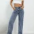 Mid Waist Straight Relaxed Fit Jeans 2